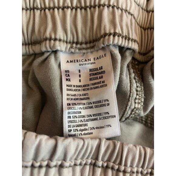 AMERICAN EAGLE Boy’s Gray Jogger Pants / Size: 8 - Picture 4 of 11